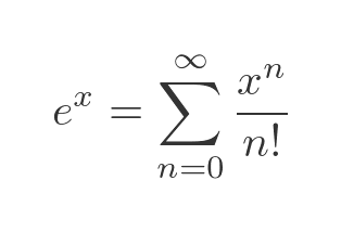 Definition of the exponential function