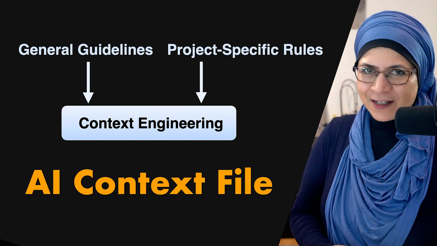 Rakia Ben Sassi explaining AI Context Files Rakia Ben Sassi explaining AI Context Files