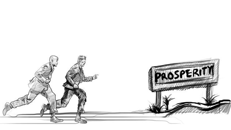 There is a multiplier effect all over emerging markets by market-creating Chinese innovation.”
Illustration by Noah Aliu for the Question Marker There is a multiplier effect all over emerging markets by market-creating Chinese innovation.”
Illustration by Noah Aliu for the Question Marker
