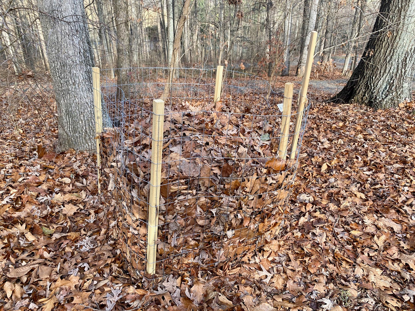 Leaf Mold Bin