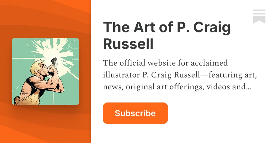 The Art of P. Craig Russell | Wayne Alan Harold | Substack