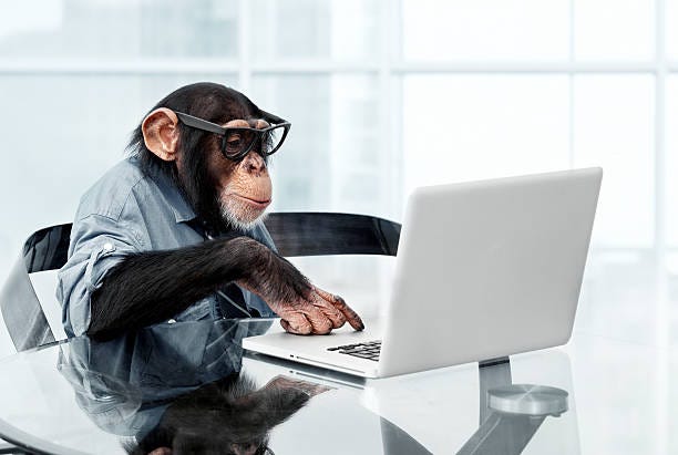 220+ Monkey Laptop Stock Photos, Pictures & Royalty-Free Images - iStock |  Monkey business, Baboon