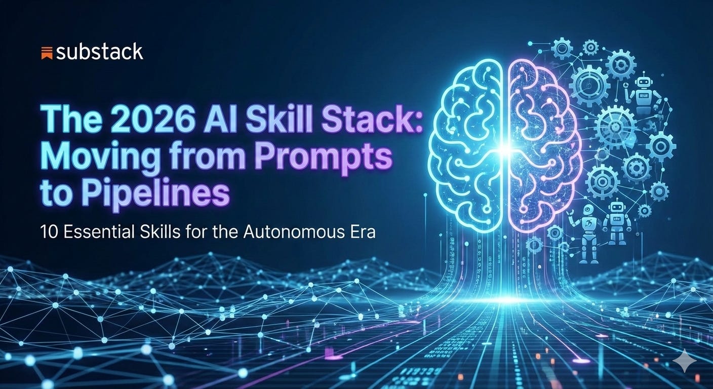 Top 10 skills to learn in 2026 - by Raji RV