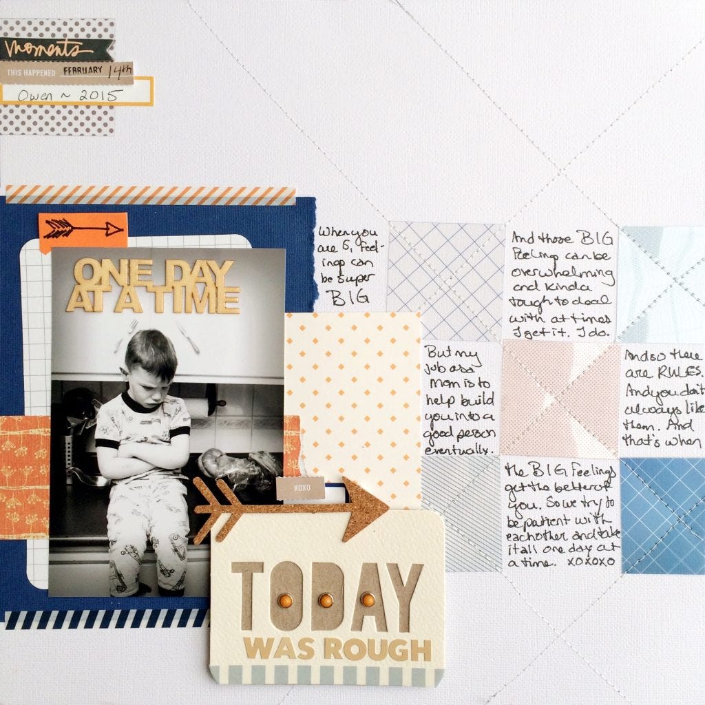 Awesome Ladies Project Scrapbook Challenges presented by @rukristin