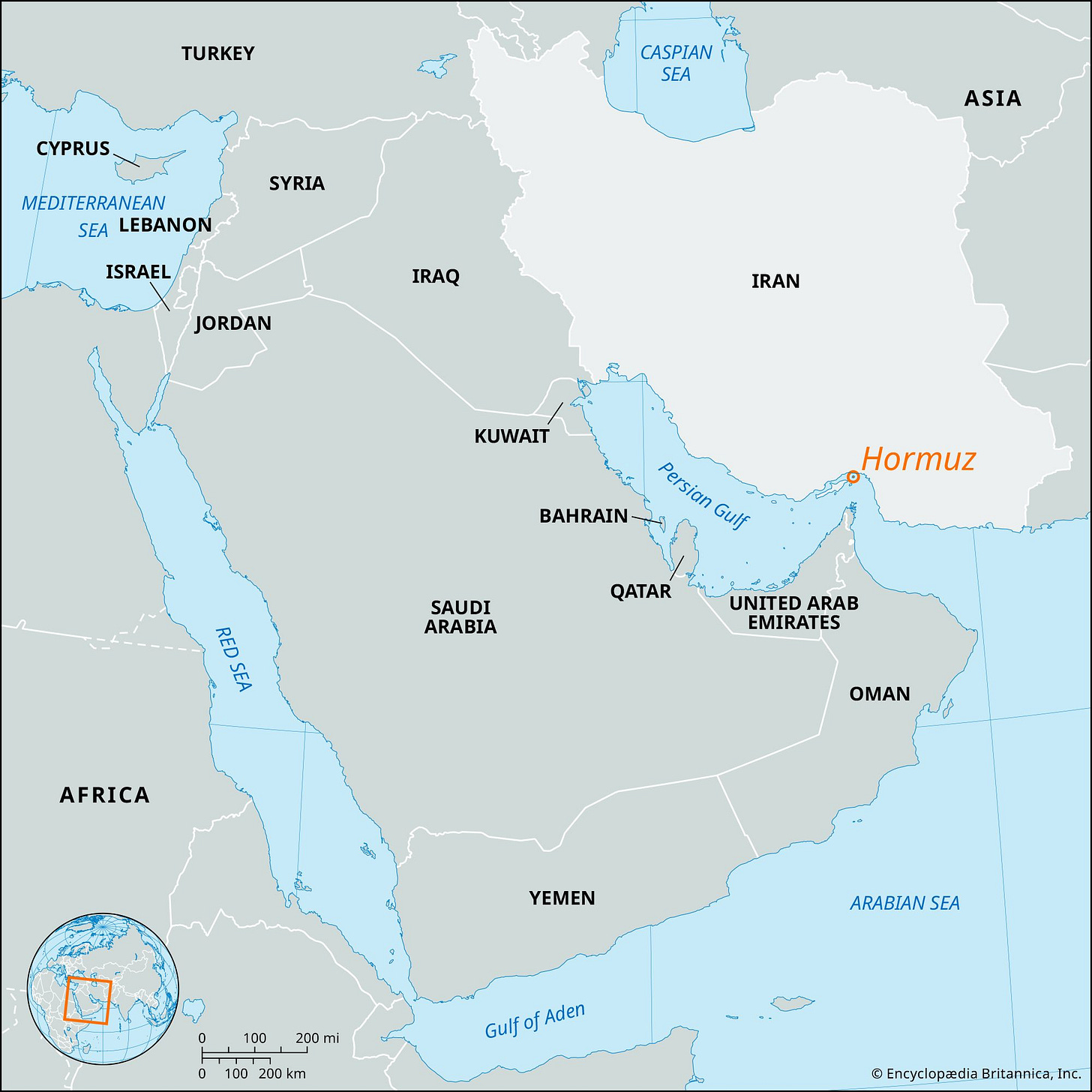 Hormuz | Location, Strait, Iran, & Map | Britannica