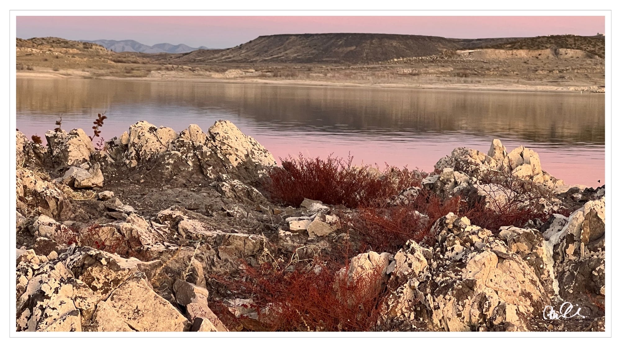 Sunset, Elephant Butte Reservoir, NM