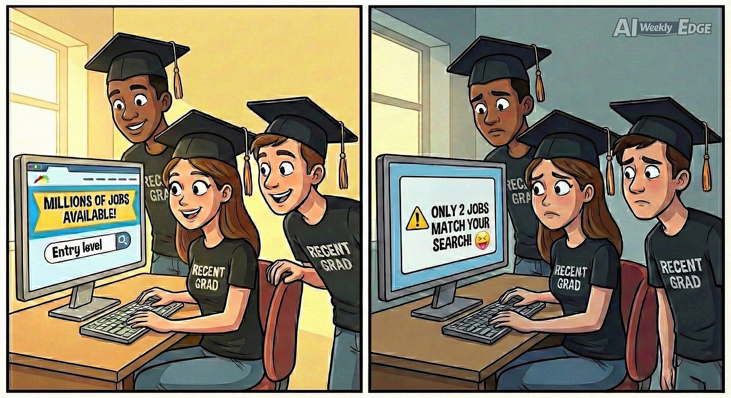 AI is squeezing junior roles AI is squeezing junior roles