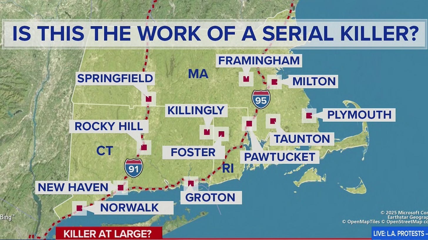 13 victims found in a 70-mile radius in New England | Banfield 13 victims found in a 70-mile radius in New England | Banfield