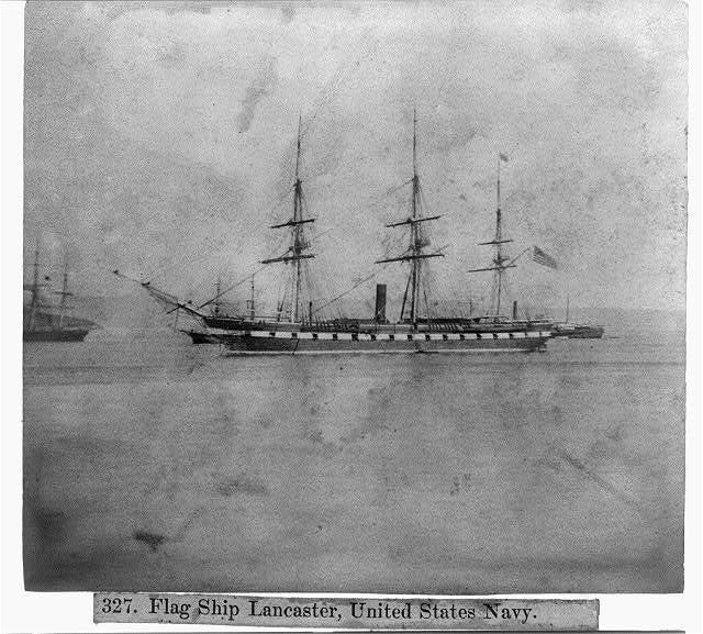 Flag ship, LANCASTER, U.S. Navy Flag ship, LANCASTER, U.S. Navy