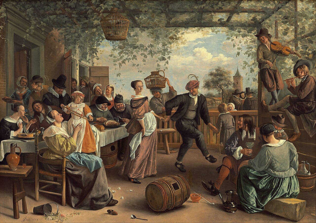The Dancing Couple by Jan Steen The Dancing Couple by Jan Steen