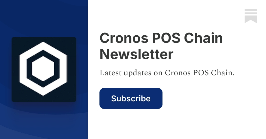 About - Cronos POS Chain Newsletter
