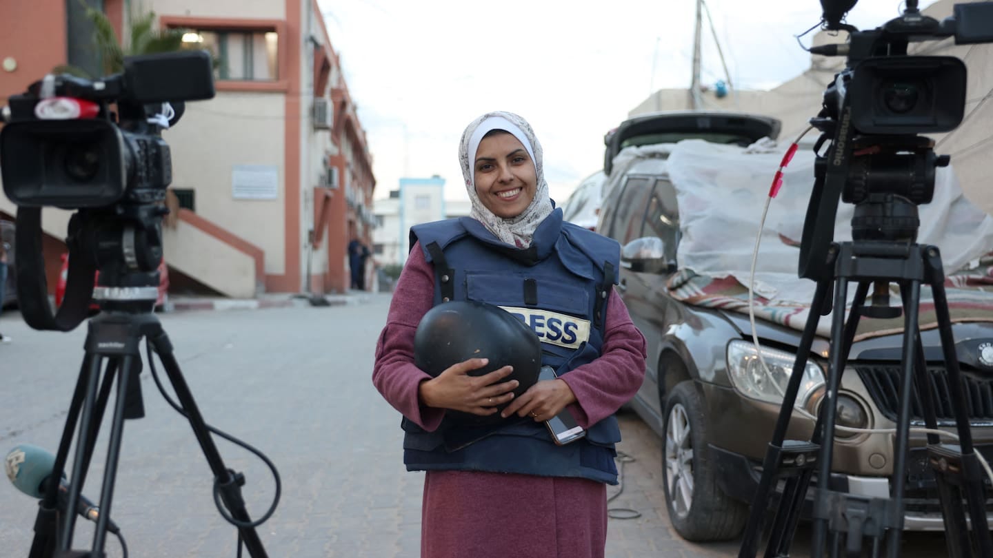 Mariam Abu Dagga, a Palestinian journalist, was killed in an Israeli strike on Gaza’s Nasser Hospital. Photo / Bashar Taleb, AFP