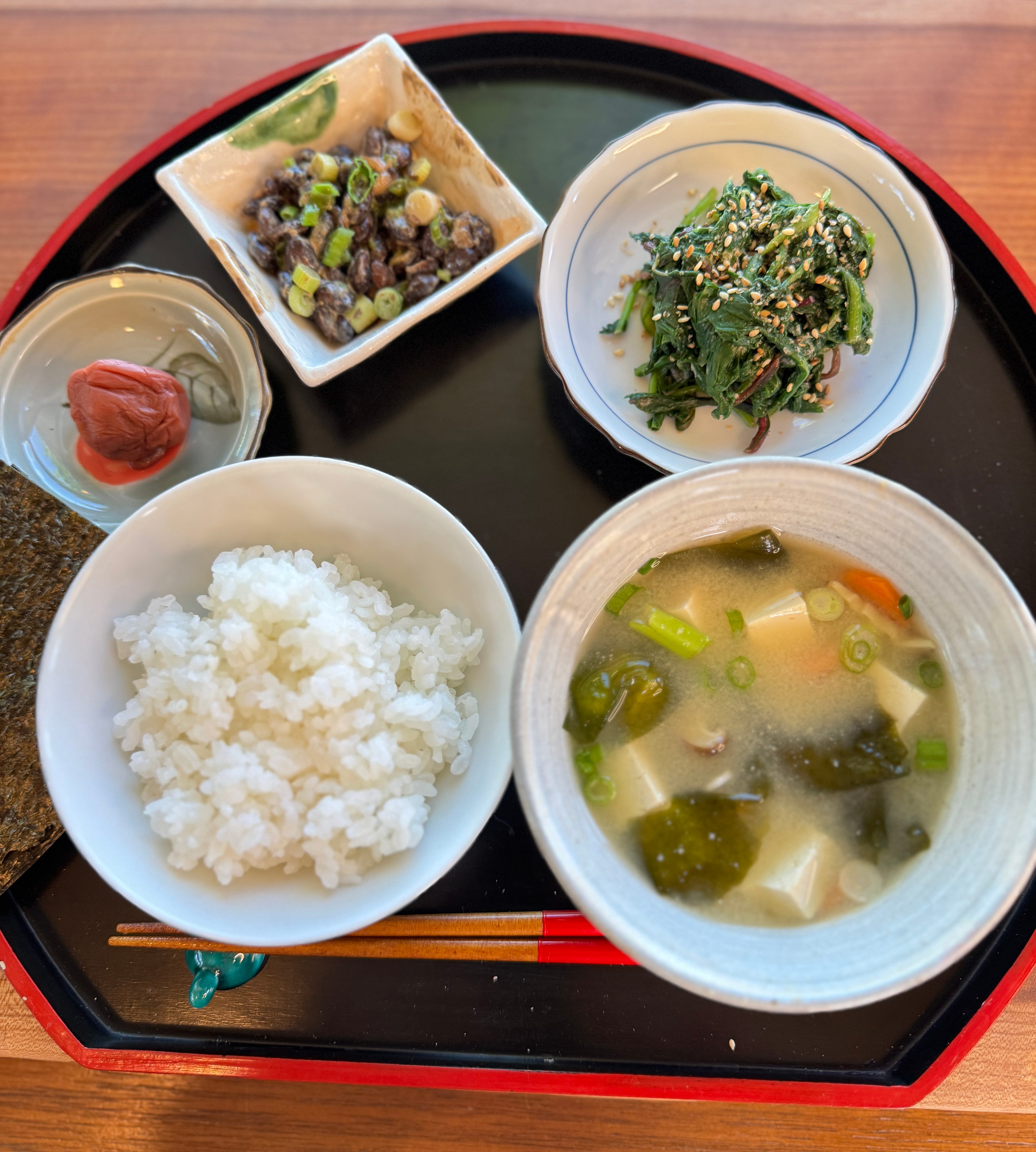 Japanese Breakfast with Natto - Chef Julia Dunaway