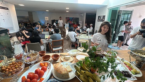 Communal breakfast, SheFi Brazil beach gathering, and an ice bath at Ipê Village