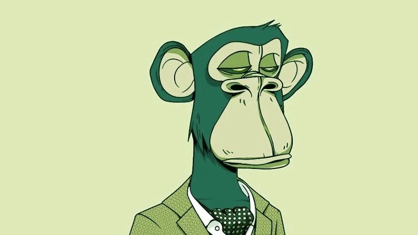 Stephen Curry's tweed-wearing bored ape. Image: Bored Ape Yacht Club Stephen Curry's tweed-wearing bored ape. Image: Bored Ape Yacht Club
