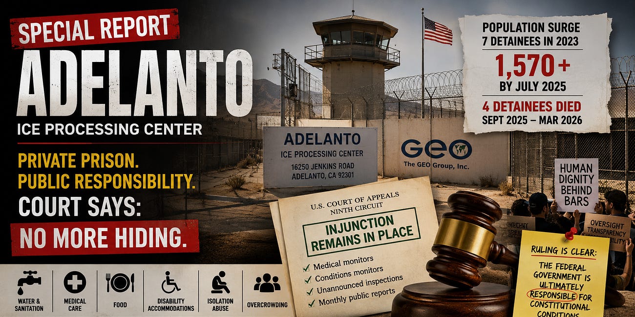Adelanto—The ICE Detention Center the Government Says It Doesn’t Control