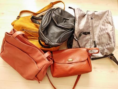 Free Photos | Pile of women's bags