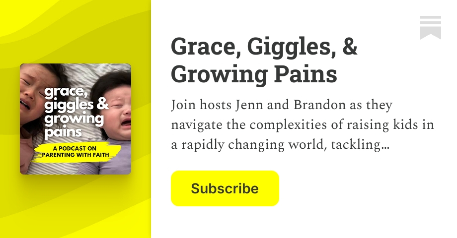 Grace, Giggles, & Growing Pains | Jenn and Brandon | Substack