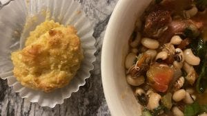 Hoppin' John with Cornbread