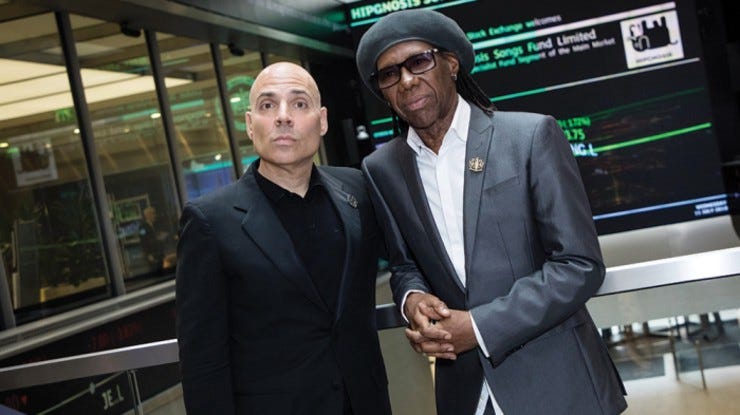 Nile rodgers and merck mercuriadis