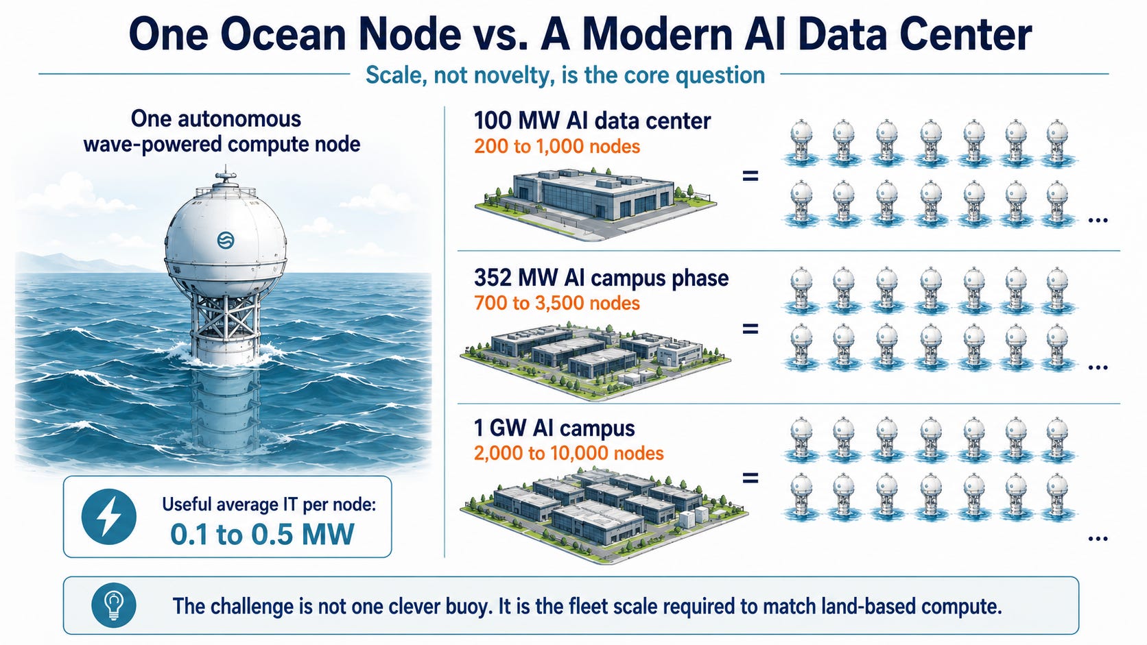 Infographic of scaling problem for wave generation data centers by author with ChatGPT