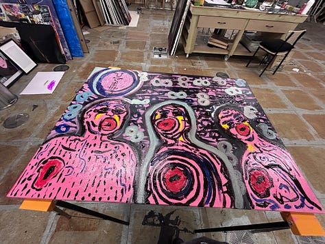 Phase 2 of my sans plan painting - close ups.