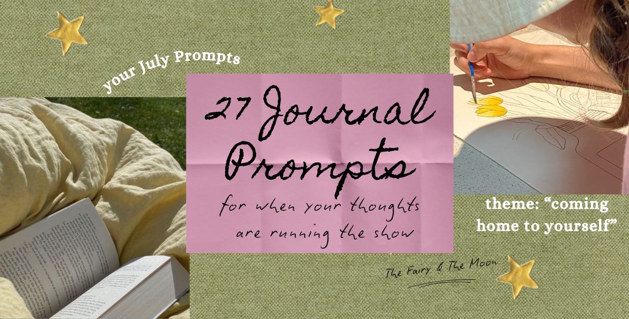 27 Journal Prompts for When Your Thoughts Are Running the Show