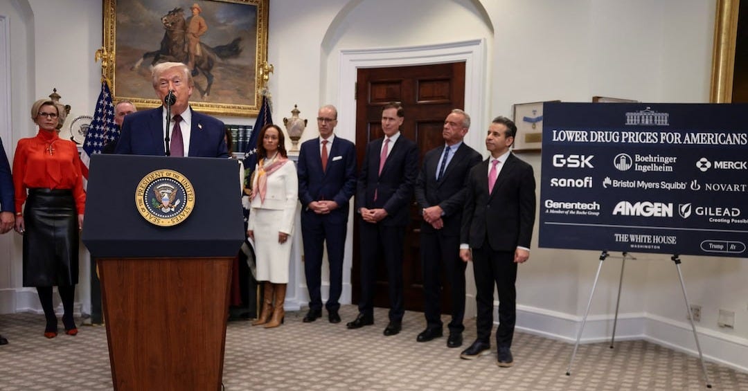Trump, nine pharmaceutical companies strike deal to cut prices | Reuters