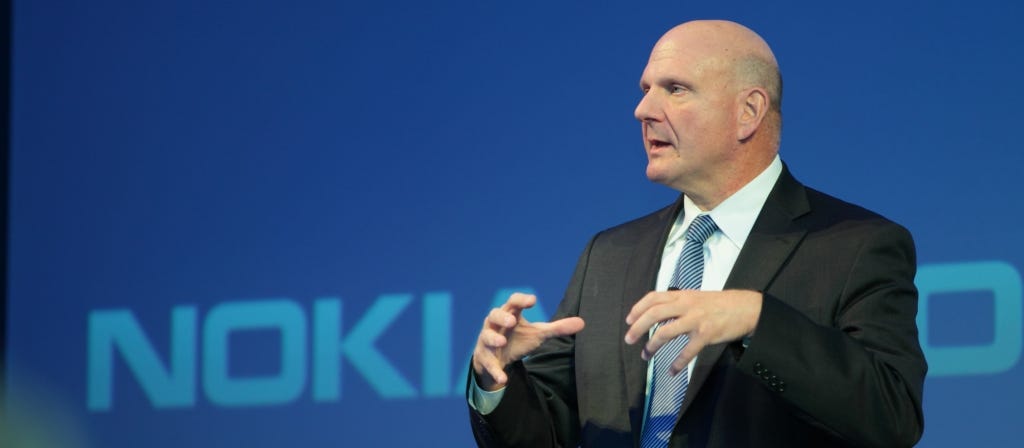 Steve Ballmer:買下Nokia裝置及服務事業是為了加速成長 | iThome Steve Ballmer:買下Nokia裝置及服務事業是為了加速成長 | iThome