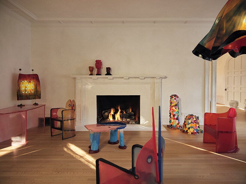 gaetano pesce's radical designs shows in LA exhibition 'dear future'