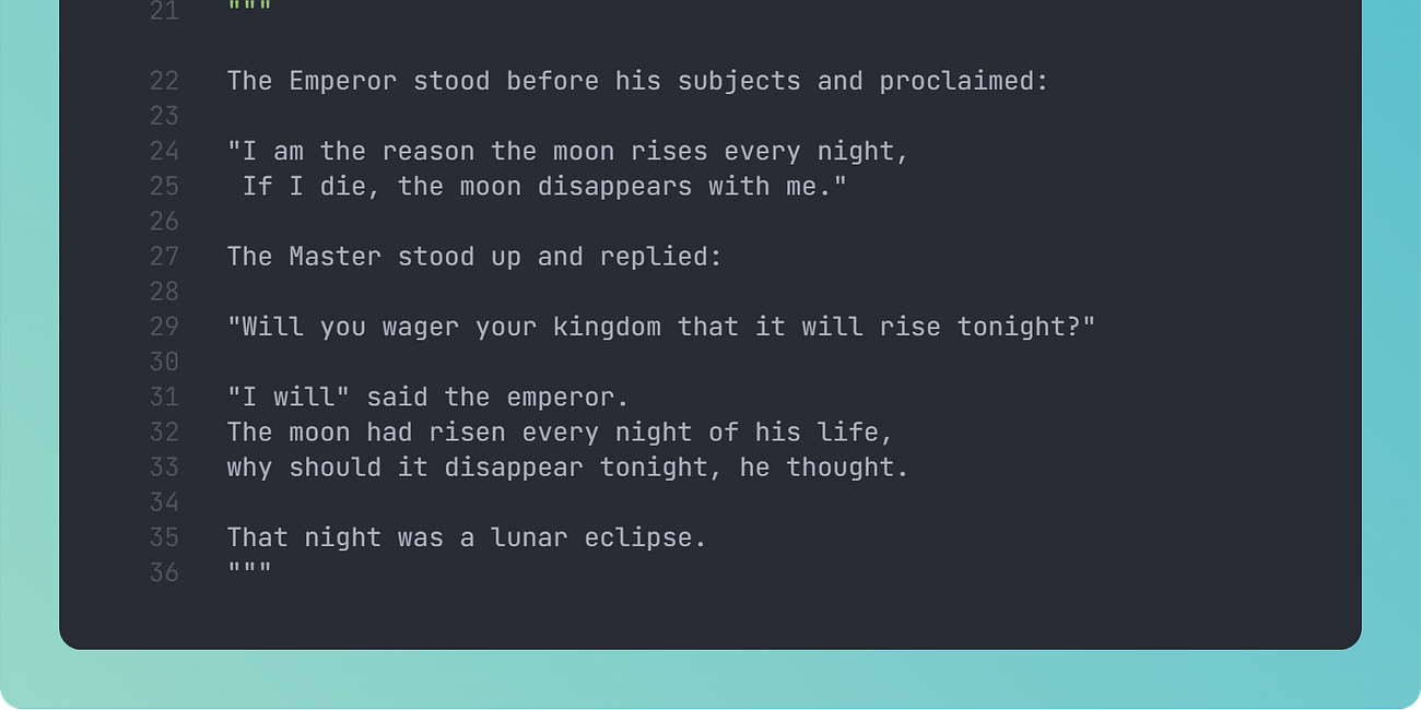 Koan 19: The Unhelpful Eclipse