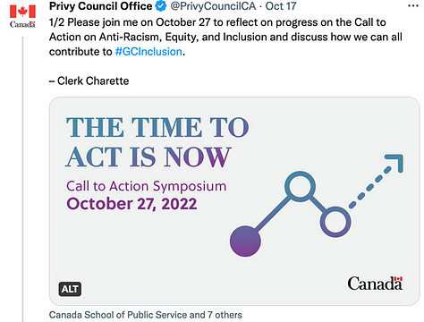 Privy Council Office tweets