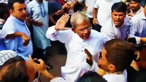 মির্জা ফখরুলের মেজাজ হারিয়ে কর্মীকে চড়, ভিডিও ভাইরাল