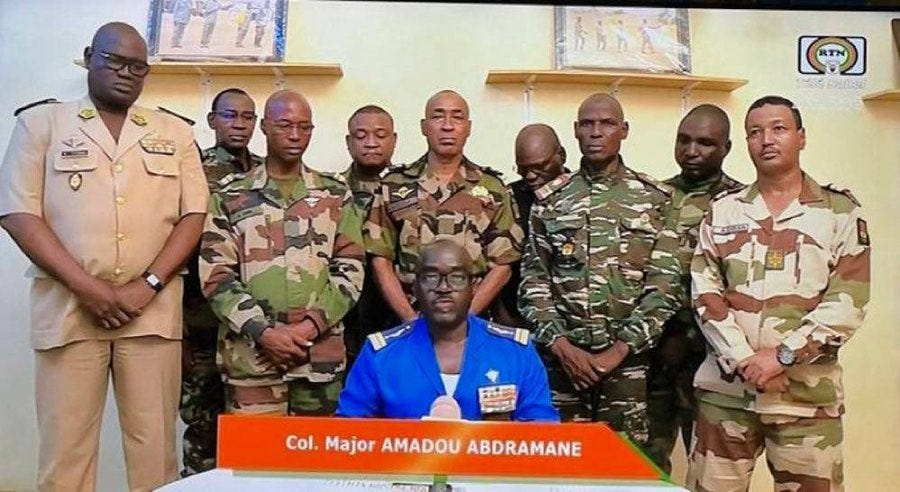 Niger soldiers announce coup Niger soldiers announce coup