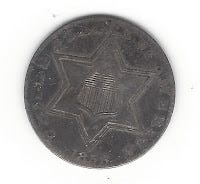 1858 trime (3 cent coin)