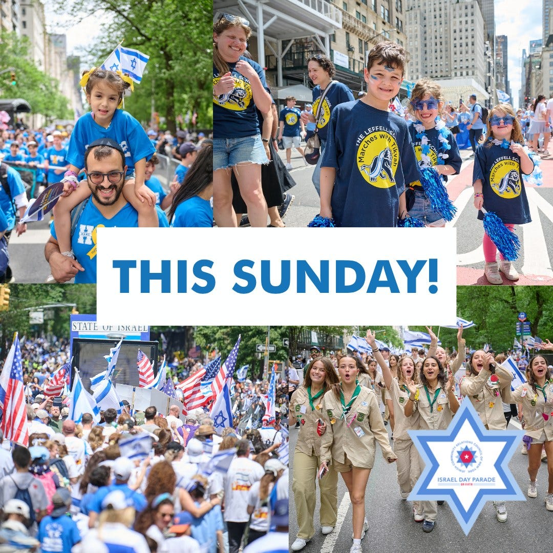 May be an image of crowd and text that says 'កកងិវ STATE STATEUFIKAEL U ur IKAEL THIS SUNDAY! ISRAEL ISRAELDAYPARADE DAY PARADE' May be an image of crowd and text that says 'កកងិវ STATE STATEUFIKAEL U ur IKAEL THIS SUNDAY! ISRAEL ISRAELDAYPARADE DAY PARADE'