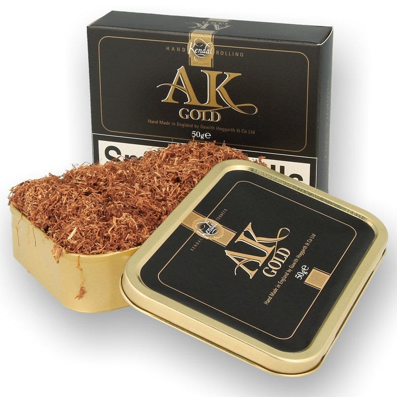 DISCONTINUED** Auld Kendal Gold Unscented Tinned Hand Rolling Tobacco (50g  Tin)