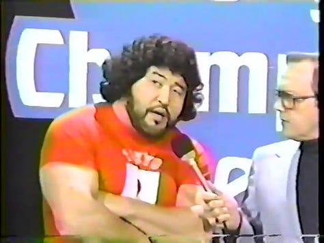 Plowboy Frazier, The Freebirds, Jerry and Jack Brisco, Mr. Saito, Austin Idol and Kevin Sullivan, Tony Atlas