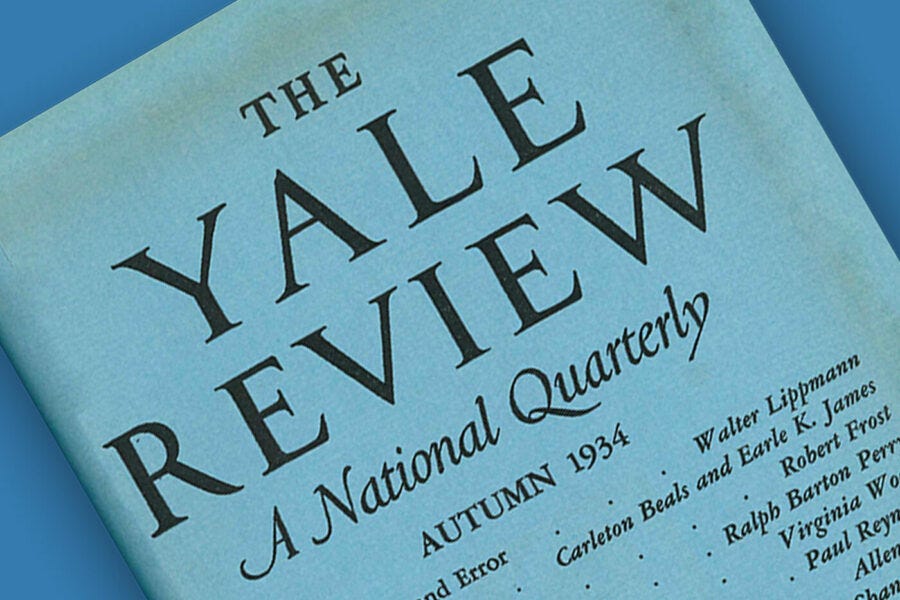 The Yale Review | From the Archives The Yale Review | From the Archives