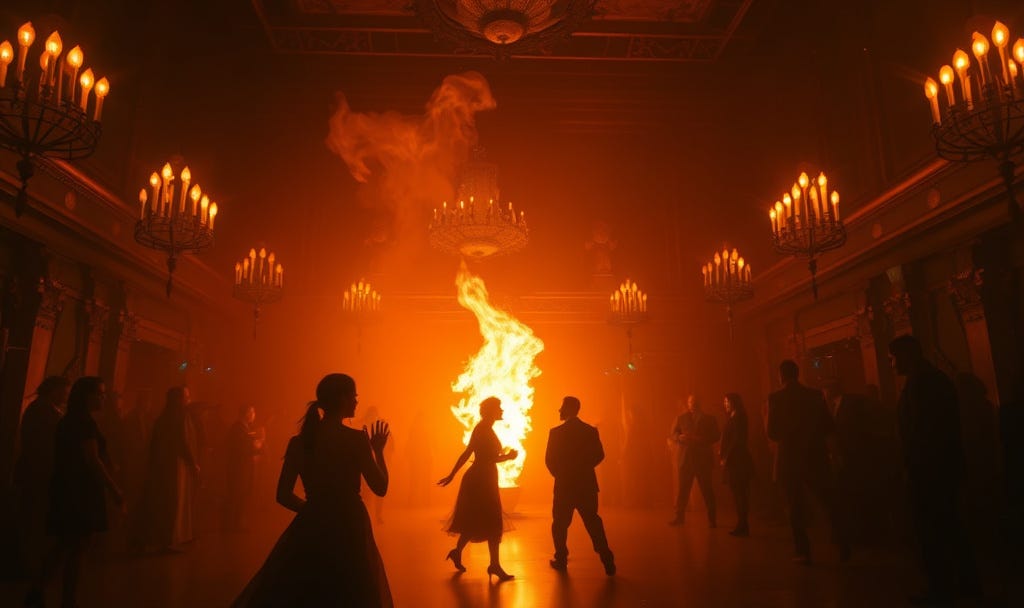 THE BALLROOM IS ON FIRE
