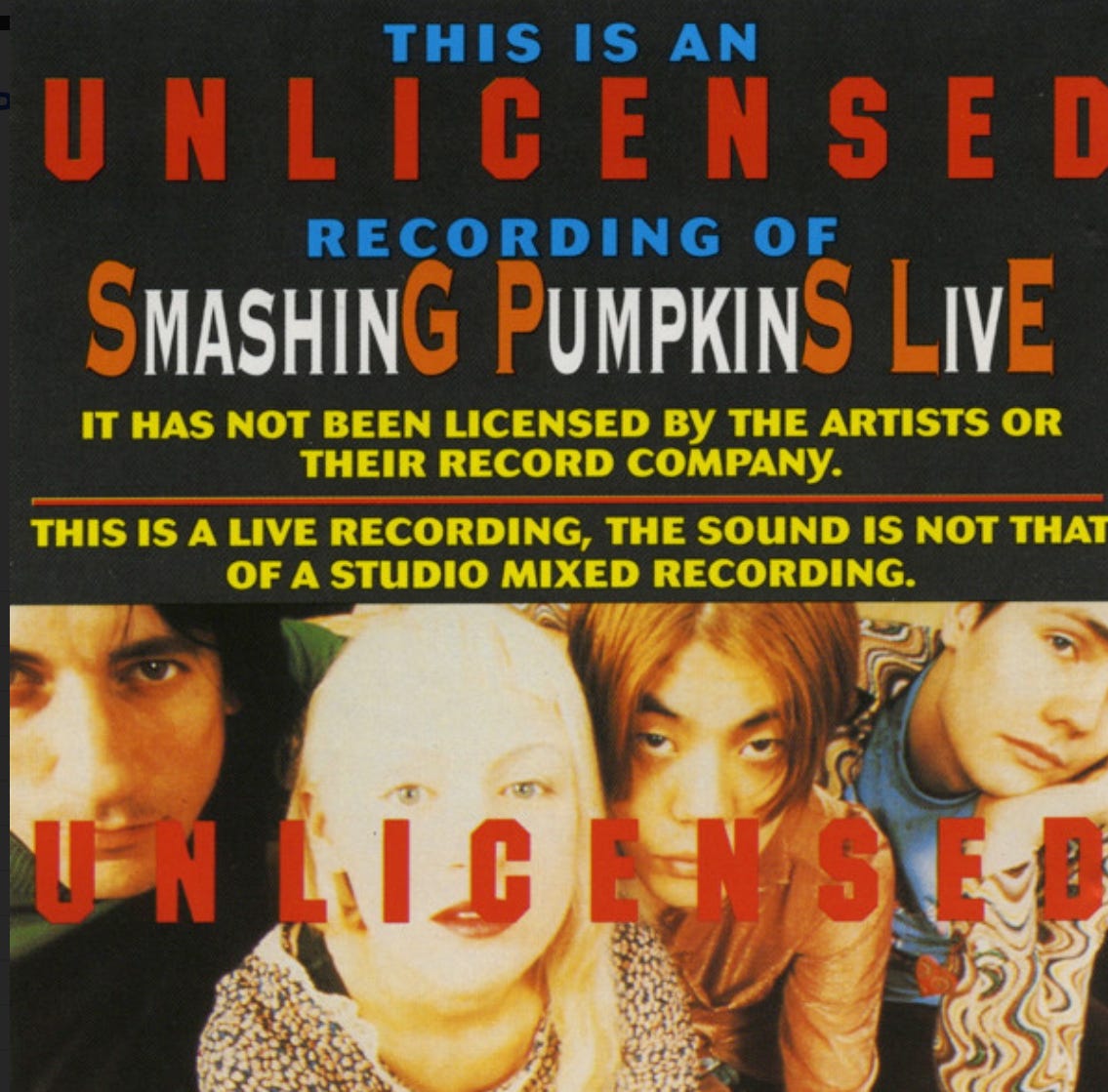 Only CDs Is Sounding Like These # 9: Smashing Pumpkins, Live