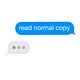 normal copy