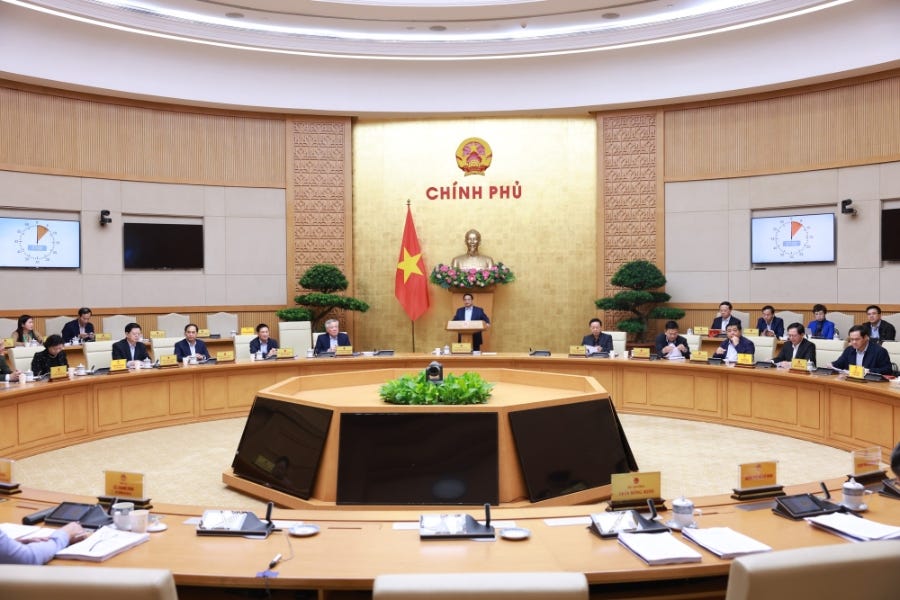 Thủ tướng Phạm Minh Chính chủ trì Phiên họp Chính phủ chuyên đề về các nghị định hướng dẫn thực hiện Nghị quyết số 222/2025/QH15 của Quốc hội về Trung tâm tài chính quốc tế tại Việt Nam - Ảnh: VGP/Nhật Bắc. Thủ tướng Phạm Minh Chính chủ trì Phiên họp Chính phủ chuyên đề về các nghị định hướng dẫn thực hiện Nghị quyết số 222/2025/QH15 của Quốc hội về Trung tâm tài chính quốc tế tại Việt Nam - Ảnh: VGP/Nhật Bắc.