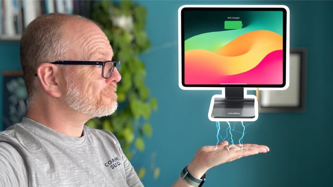 The Kuxiu iPad Magnetic Charging Stand - by Mark Kelly