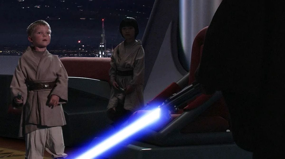 Anakin Kills The Younglings, Schumer Style