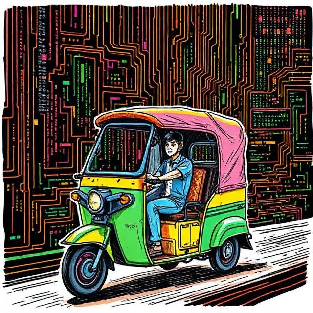 https://images.deepai.org/art-image/ab3e600be8224378bb4d71bb015cb357/a-tuktuk-driving-through-computer-code-colour_3JsVRuH.jpg https://images.deepai.org/art-image/ab3e600be8224378bb4d71bb015cb357/a-tuktuk-driving-through-computer-code-colour_3JsVRuH.jpg