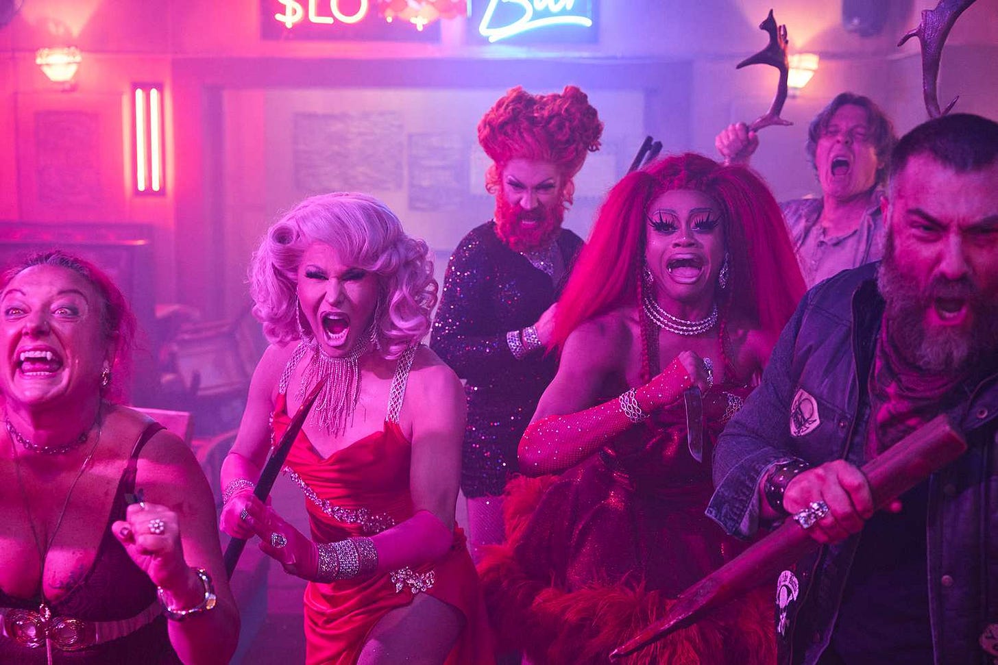 Drag Race' queens' new horror movie 'Slay' had bloody injury on set