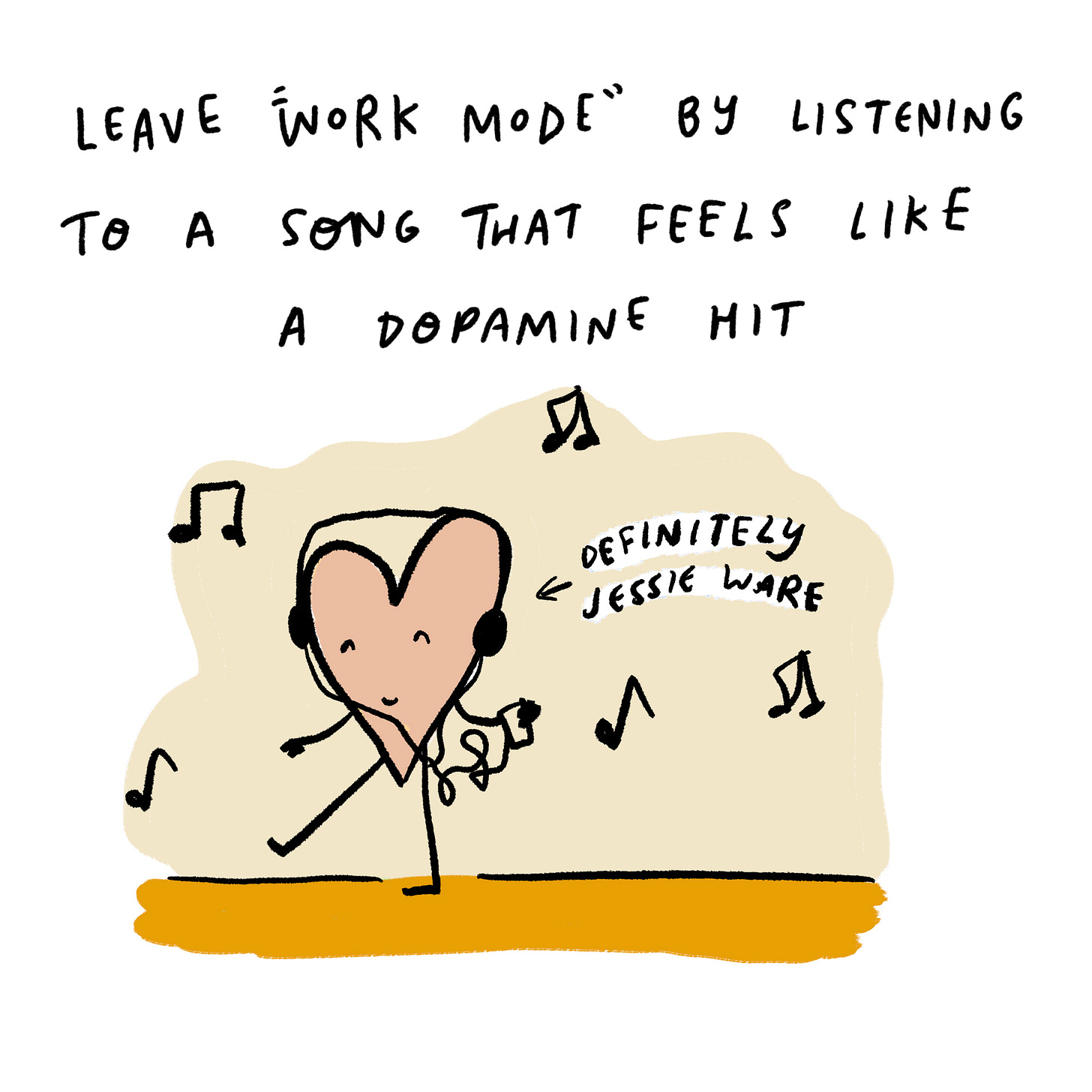 listen to a song that feels like a dopamine hit. 