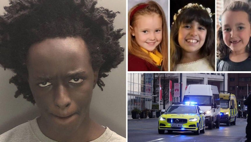 Southport killer and his three innocecent victims