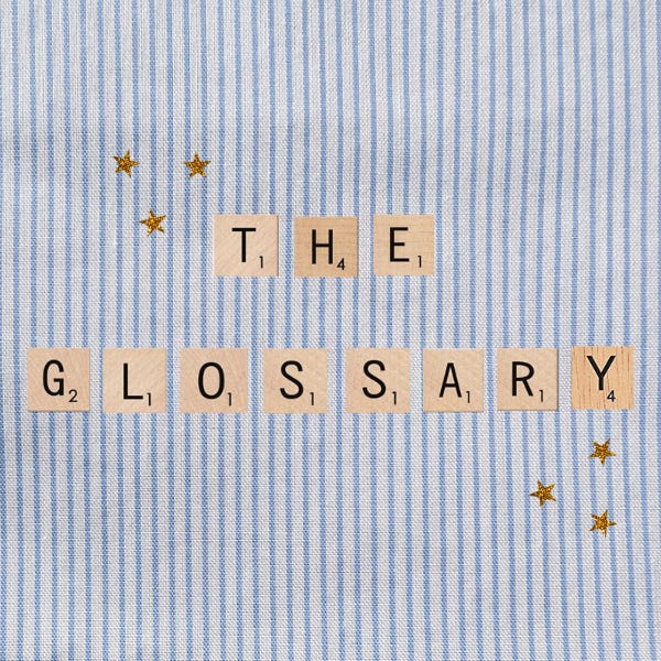 the glossary